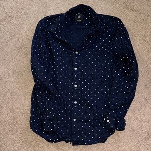 G-Star Dark Blue Shirt with White Dots